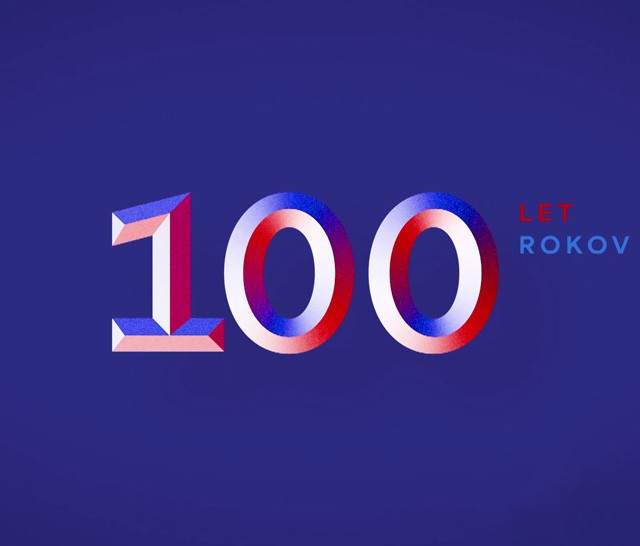 100 let/rokov - Plakátok