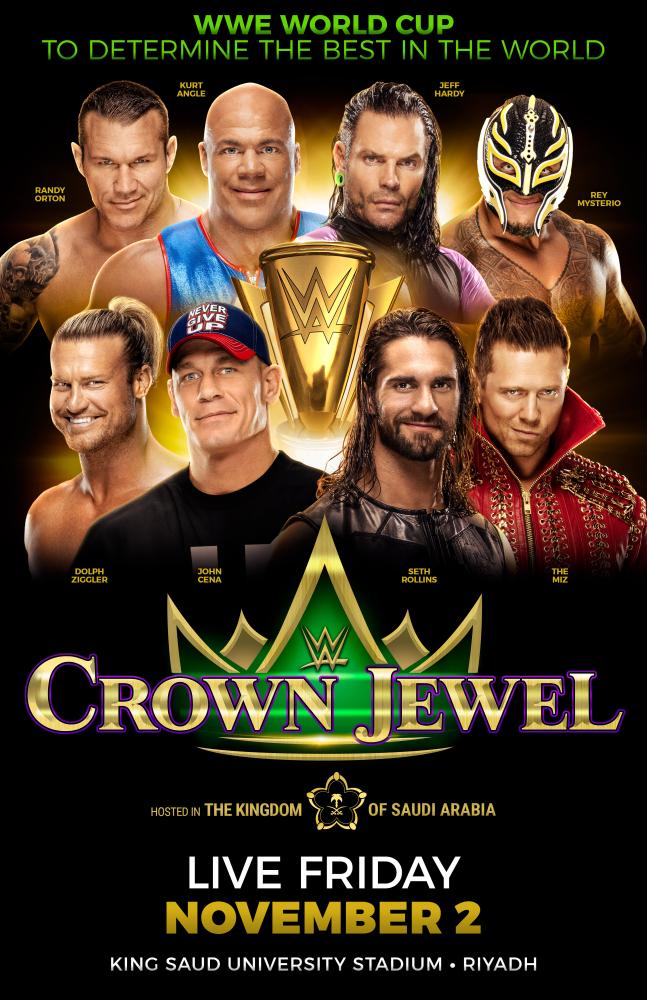 WWE Crown Jewel - Affiches