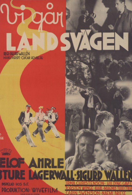 Vi går landsvägen - Affiches