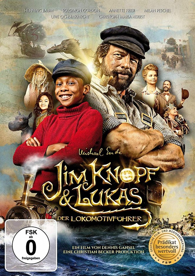 Jim Knopf und Lukas der Lokomotivführer - Plakaty