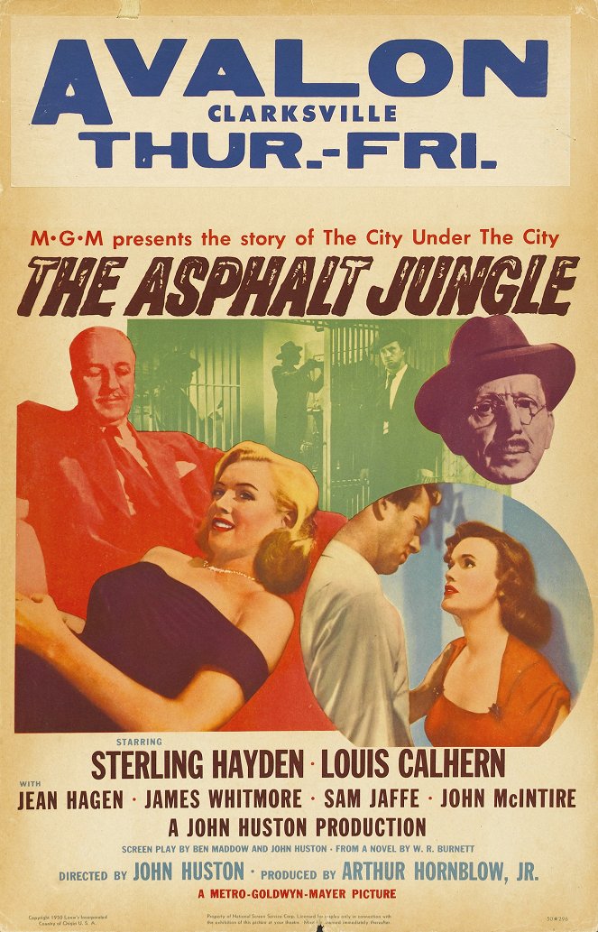 Asfaltová džungle - Plakáty