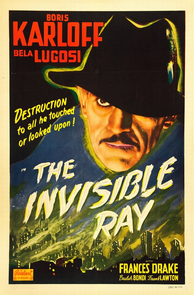 The Invisible Ray - Plakátok