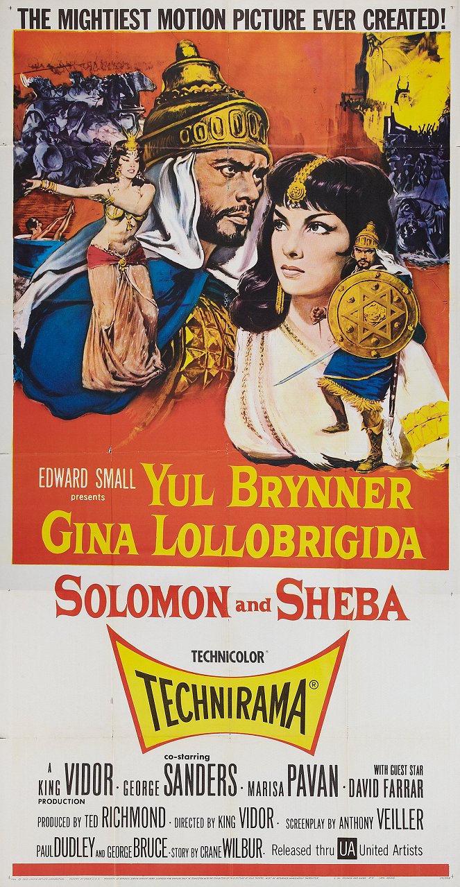 Solomon and Sheba - Posters