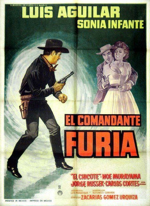 El comandante Furia - Posters