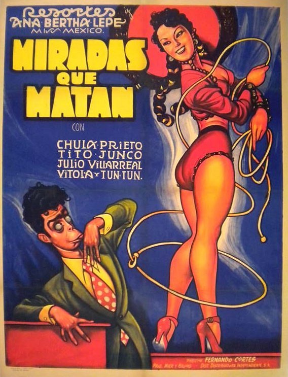 Miradas que matan - Carteles