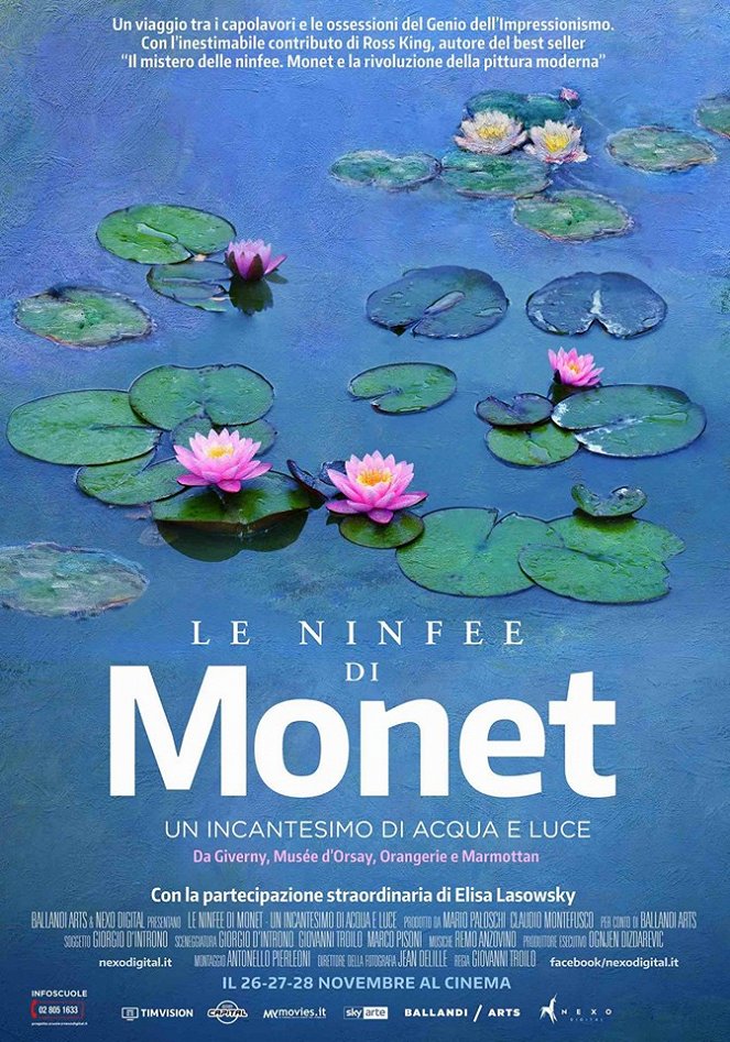 Le ninfee di Monet - Un incantesimo di acqua e luce - Julisteet