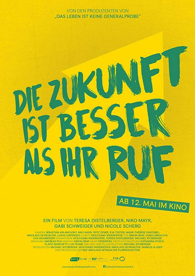 Die Zukunft ist besser als ihr Ruf - Plakate