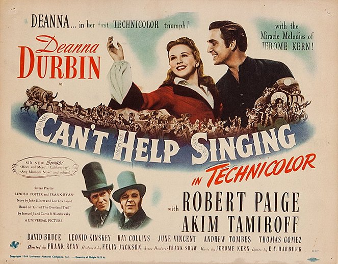 Can't Help Singing - Posters