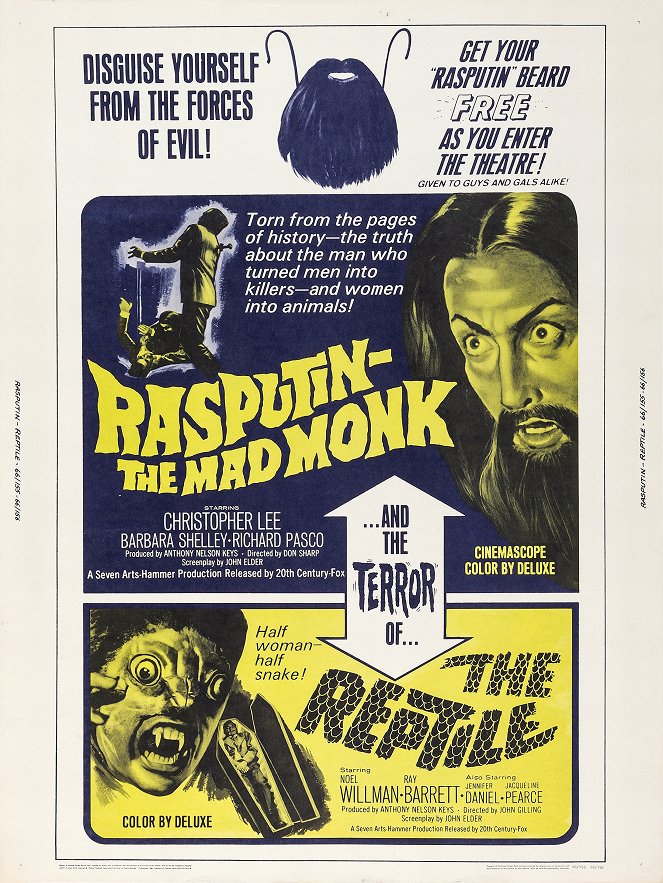 Rasputin: The Mad Monk - Posters