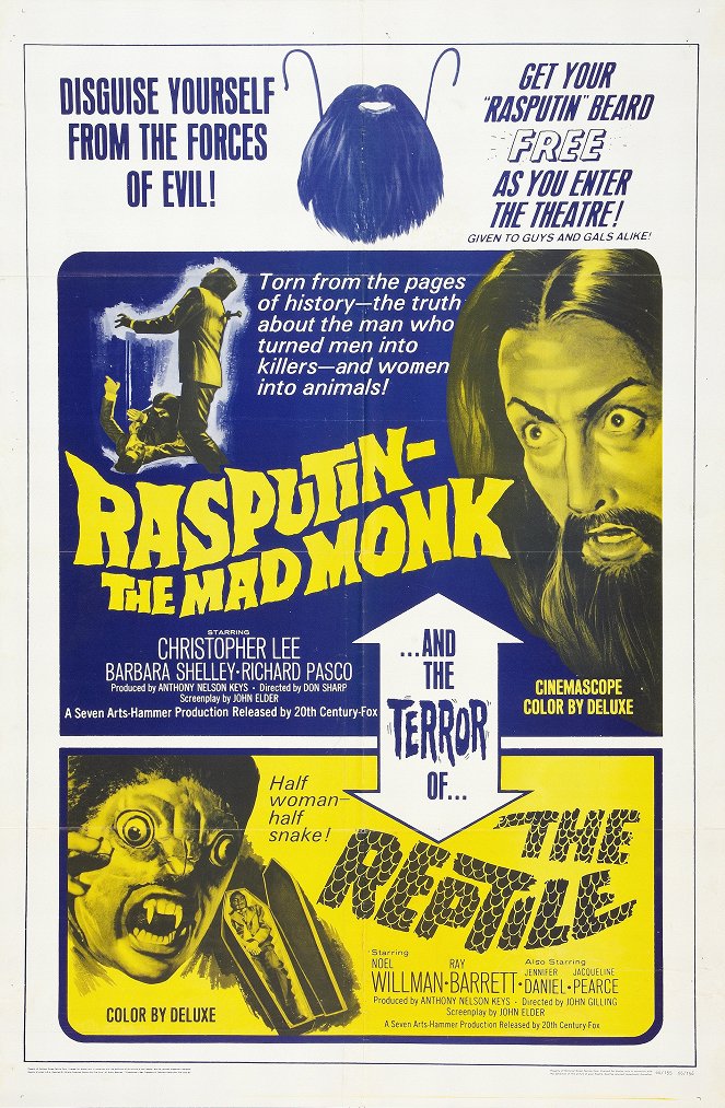 Rasputin: The Mad Monk - Posters