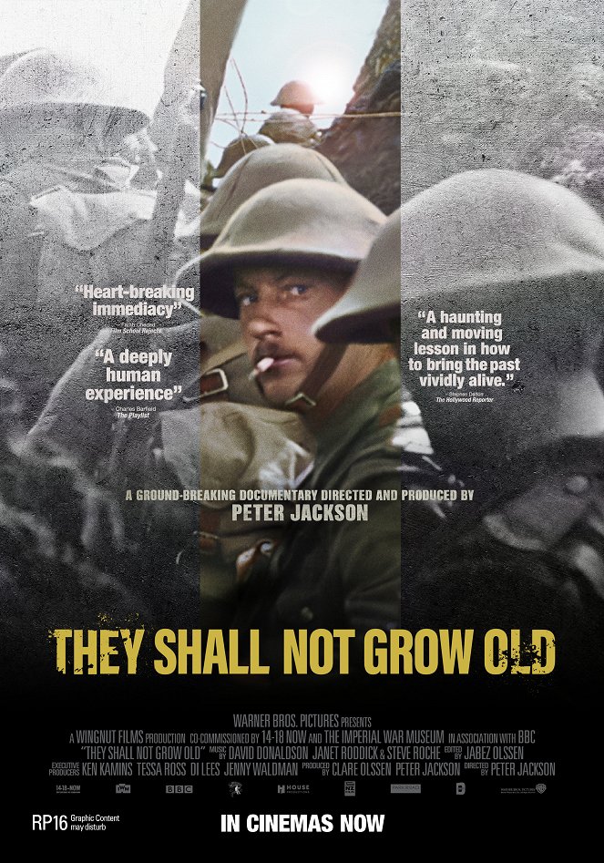 They Shall Not Grow Old - Cartazes