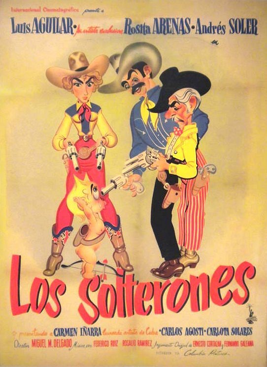 Los solterones - Plakaty
