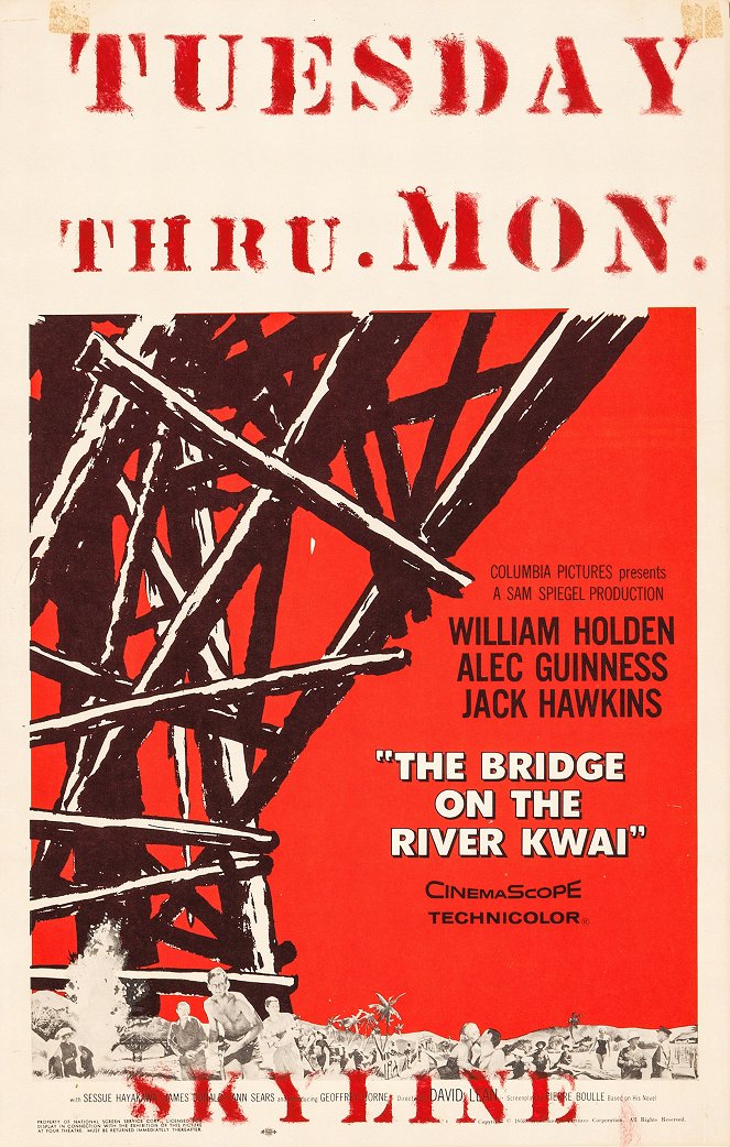 Most přes řeku Kwai - Plakáty
