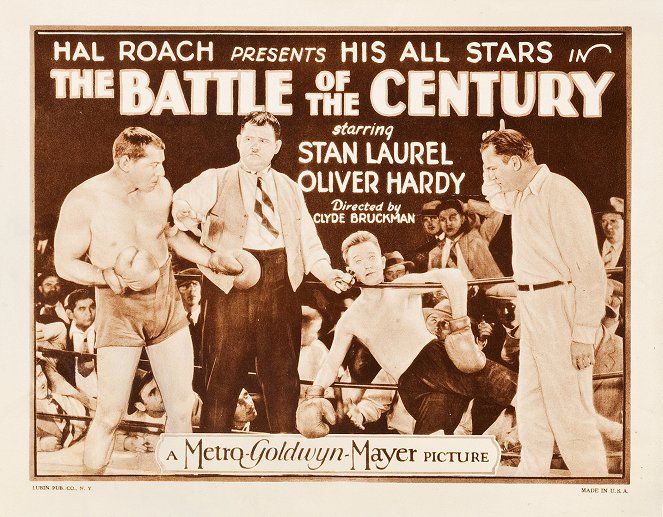 The Battle of the Century - Plakaty