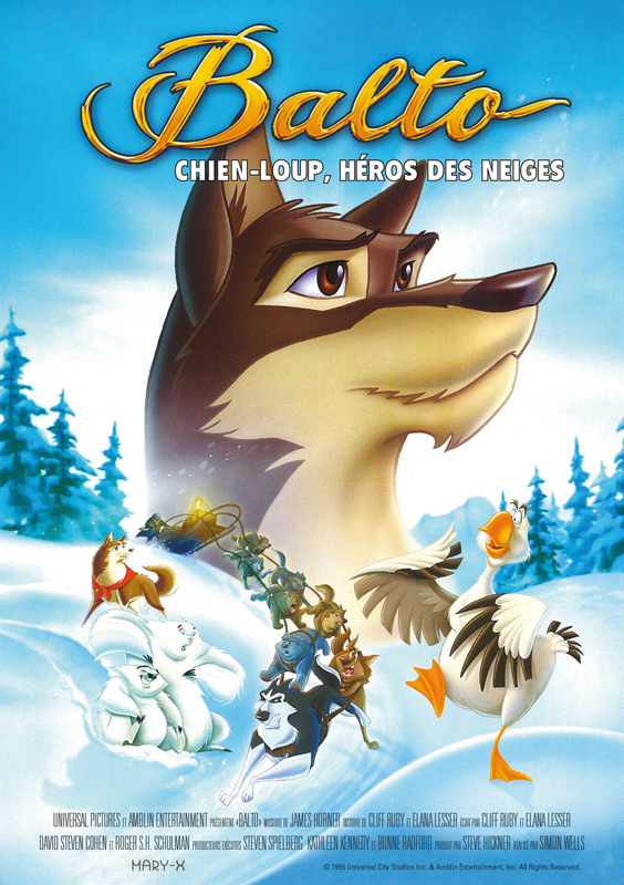 Balto chien-loup, héros des neiges - Affiches