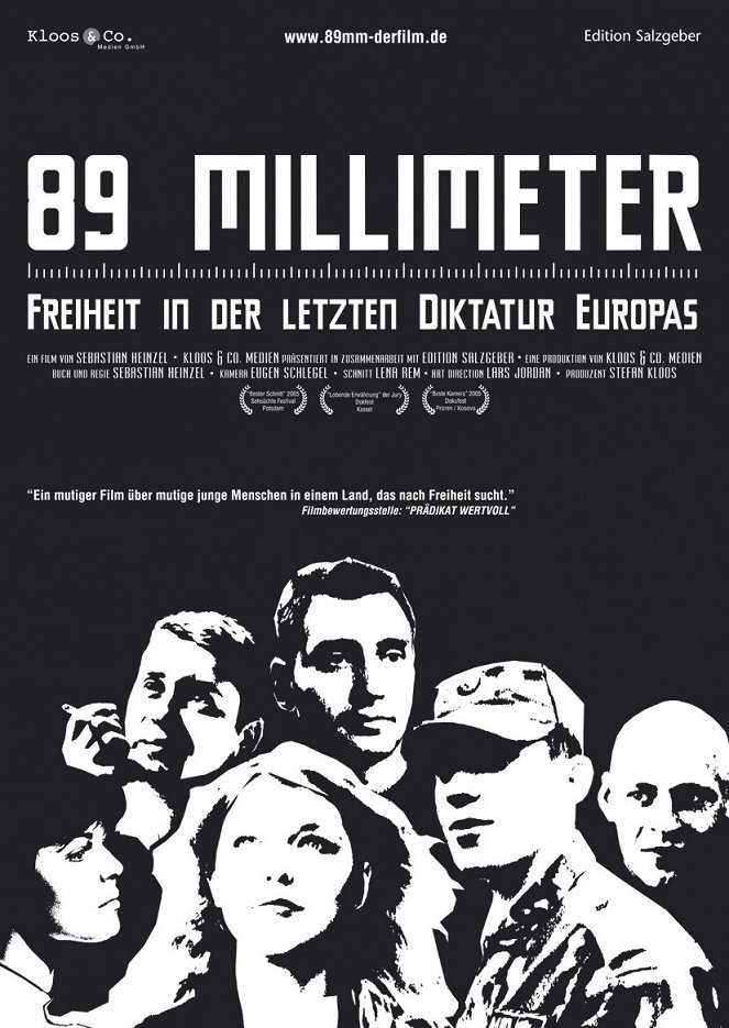 89 Millimeter - Freiheit in der letzten Diktatur Europas - Plakáty