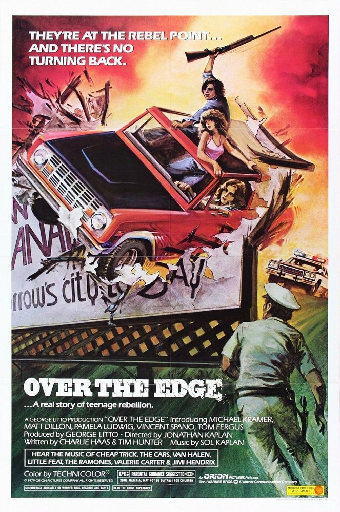Over the Edge - Affiches