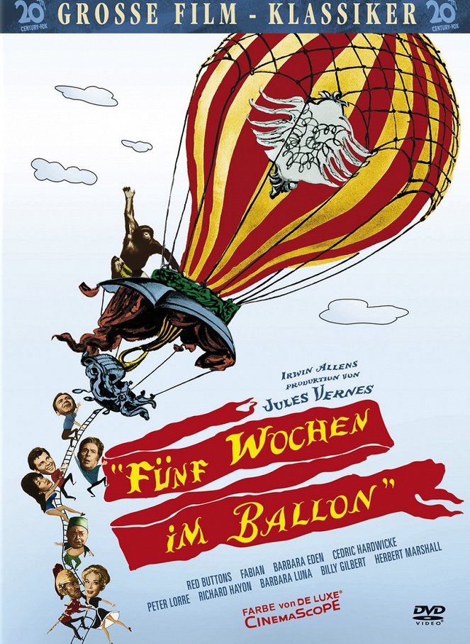 Fünf Wochen im Ballon - Plakate
