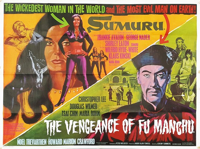 La Vengeance de Fu Manchu - Affiches