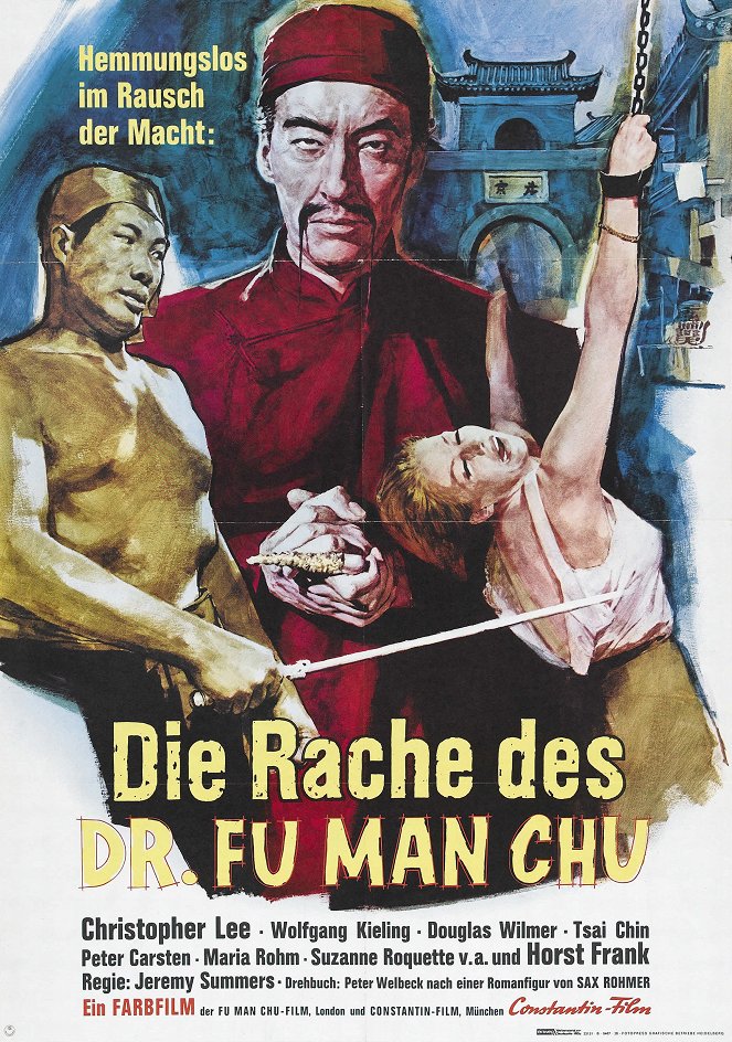 The Vengeance of Fu Manchu - Carteles