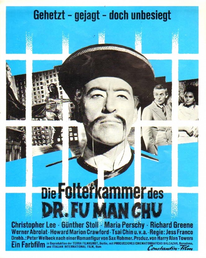 Die Folterkammer des Dr. Fu Man Chu - Cartazes