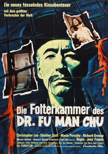 Die Folterkammer des Dr. Fu Man Chu - Plakaty