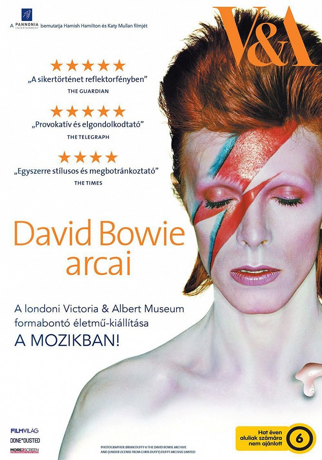 David Bowie arcai - Plakátok