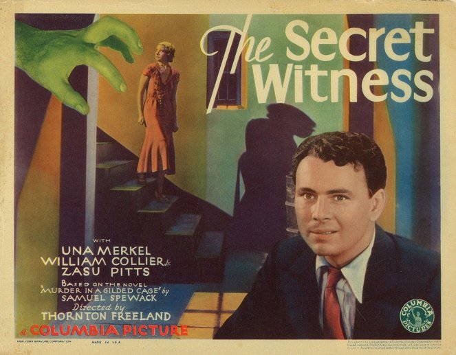 The Secret Witness - Posters