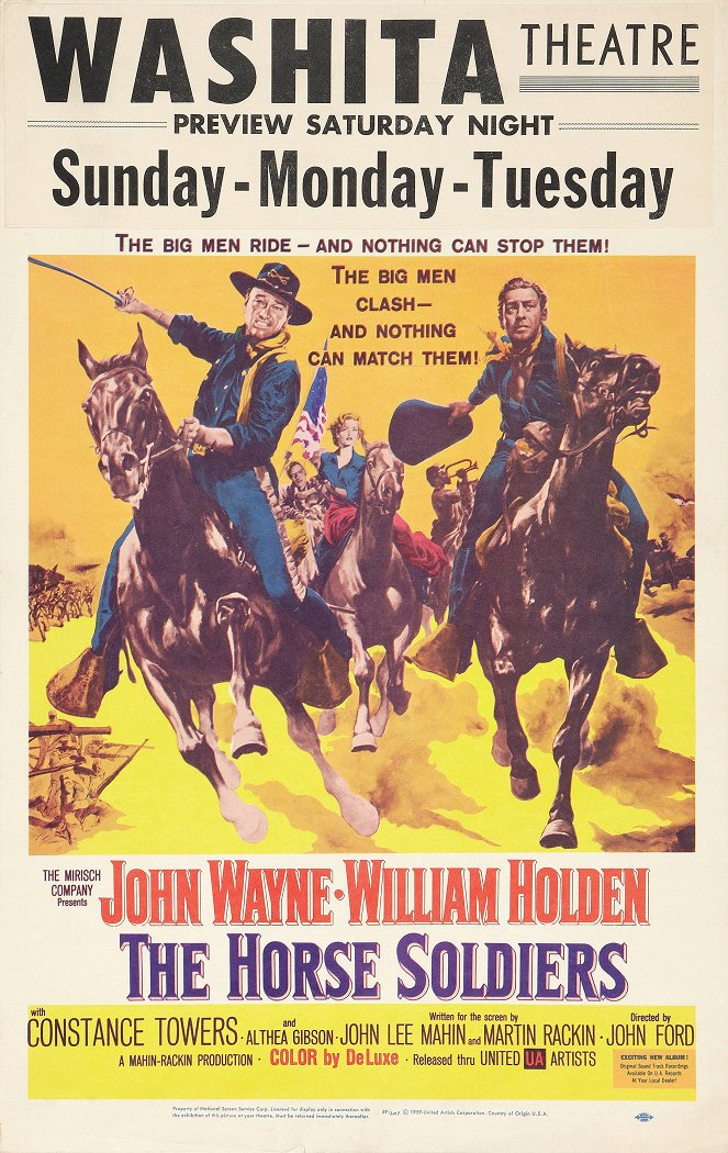 The Horse Soldiers - Posters