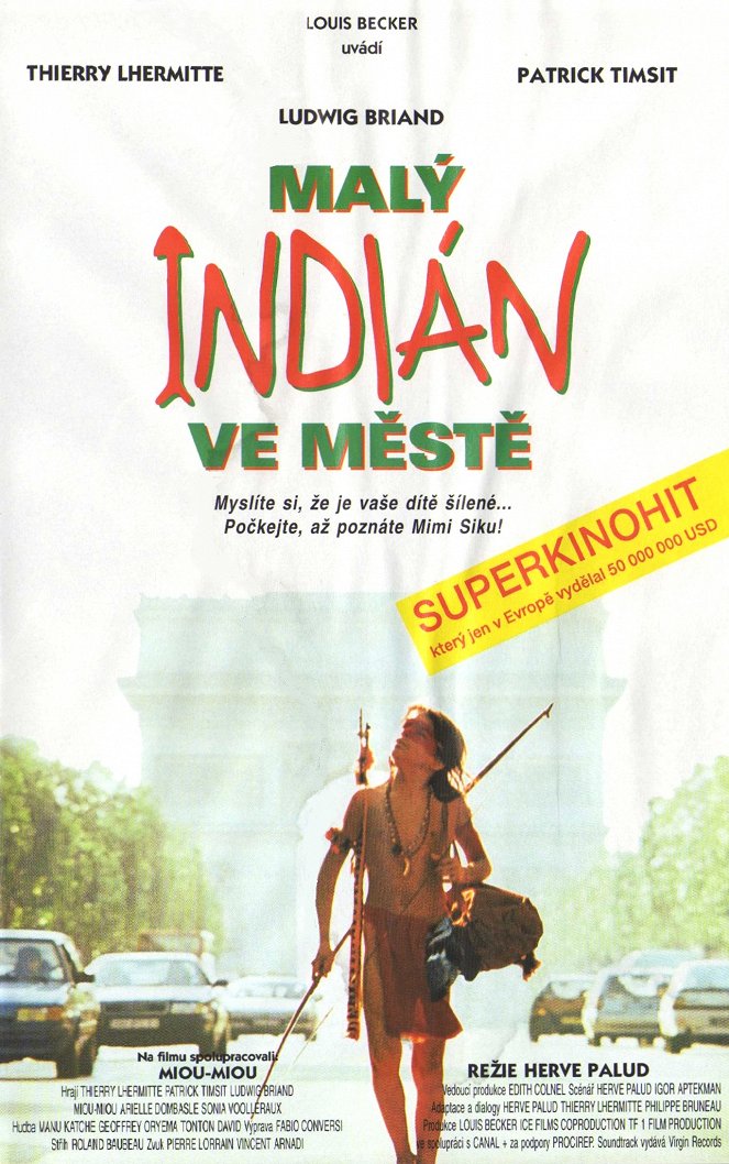 Malý indián ve městě - Plakáty