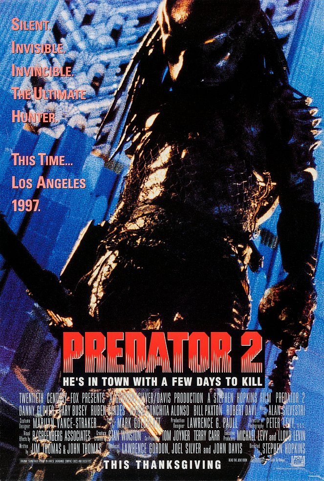 Predator 2 - Affiches
