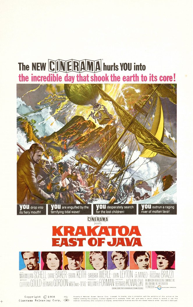 Krakatoa - Jávától keletre - Plakátok