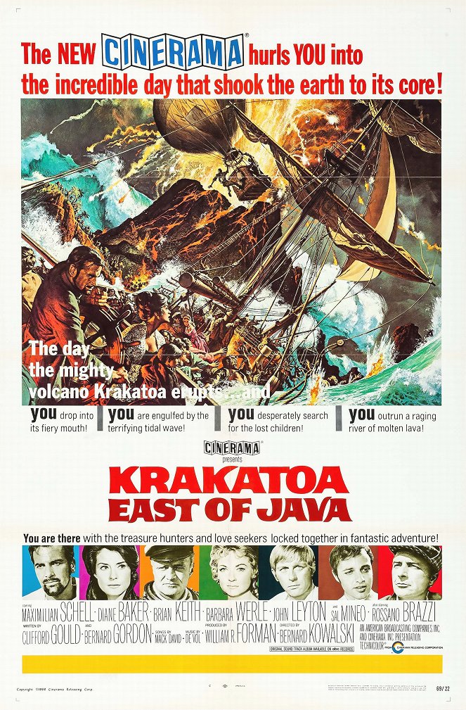 Krakatoa - Jávától keletre - Plakátok