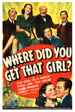 Where Did You Get That Girl? - Posters