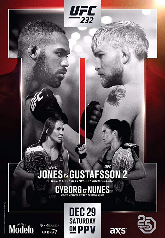 UFC 232: Jones vs Gustafsson 2 - Carteles
