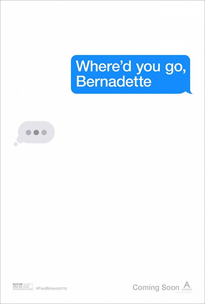 Bernadette a disparu - Affiches