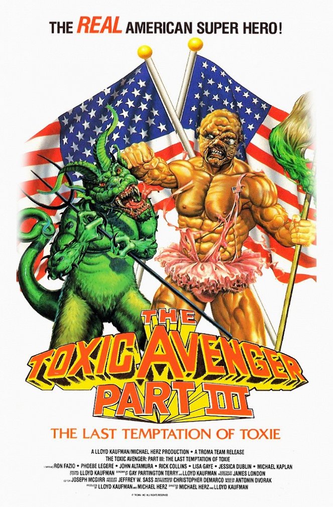The Toxic Avenger Part III: The Last Temptation of Toxie - Posters