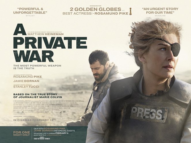 A Private War - Posters