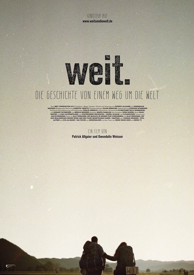 Weit. Die Geschichte von einem Weg um die Welt - Plakate