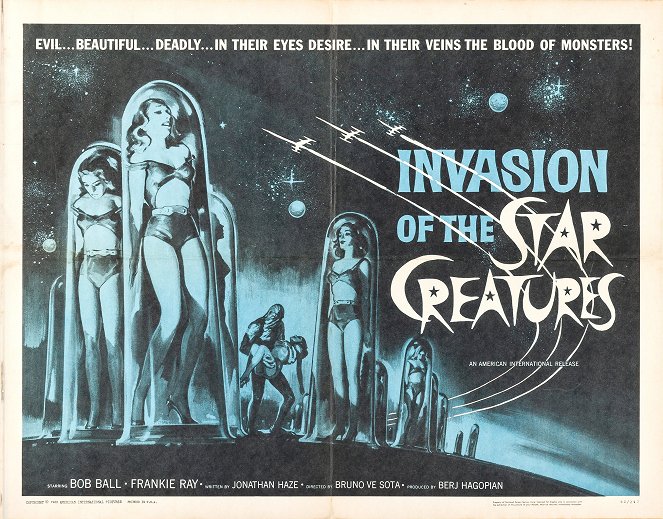 Invasion of the Star Creatures - Carteles