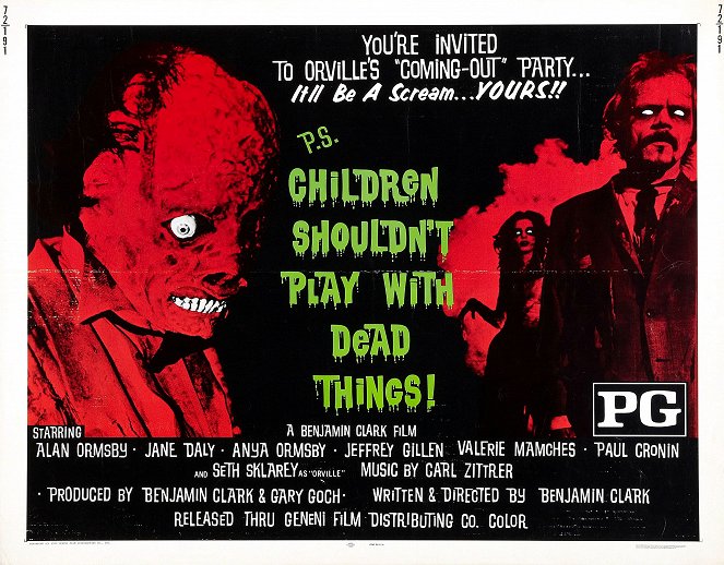 Children Shouldn't Play with Dead Things - Plagáty