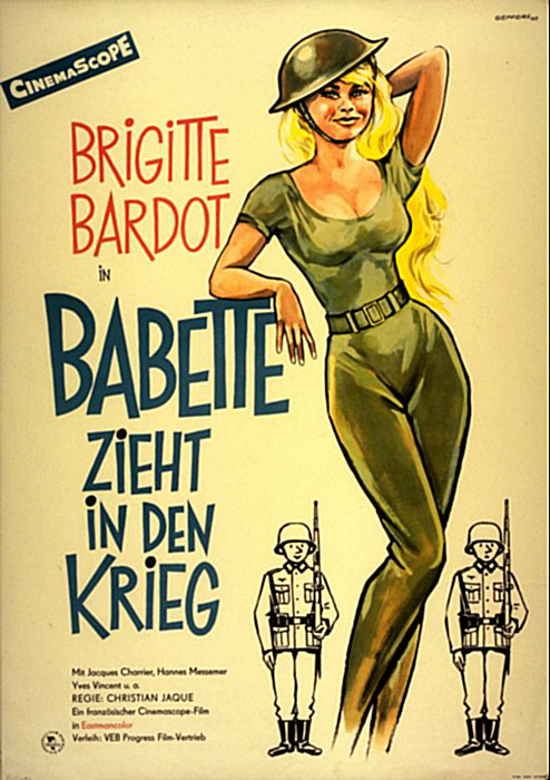 Babette zieht in den Krieg - Plakate