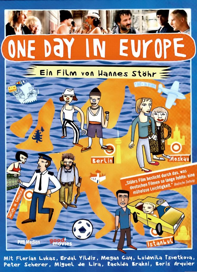 Jeden den v Evropě - Plagáty