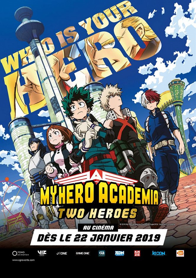 My Hero Academia : Two Heroes - Affiches