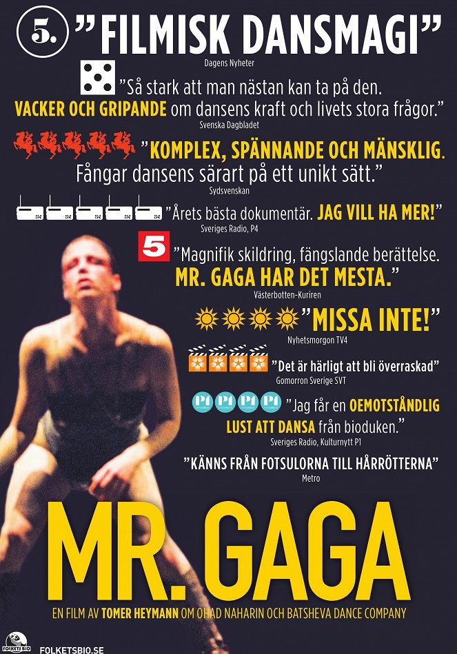 Mr. Gaga - Plakáty