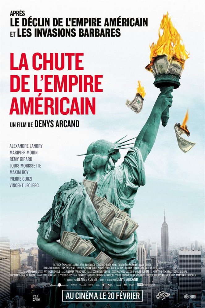 La Chute de l'empire américain - Affiches