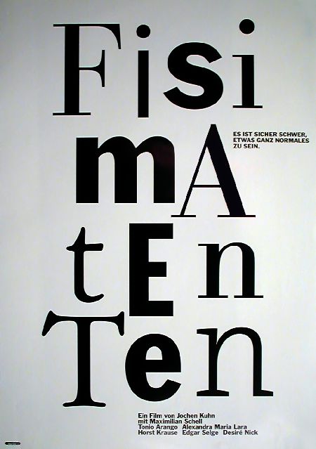 Fisimatenten - Plakáty