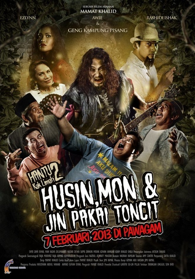 Hantu kak limah 2: Husin, Mon dan Jin Pakai Toncit - Plakate