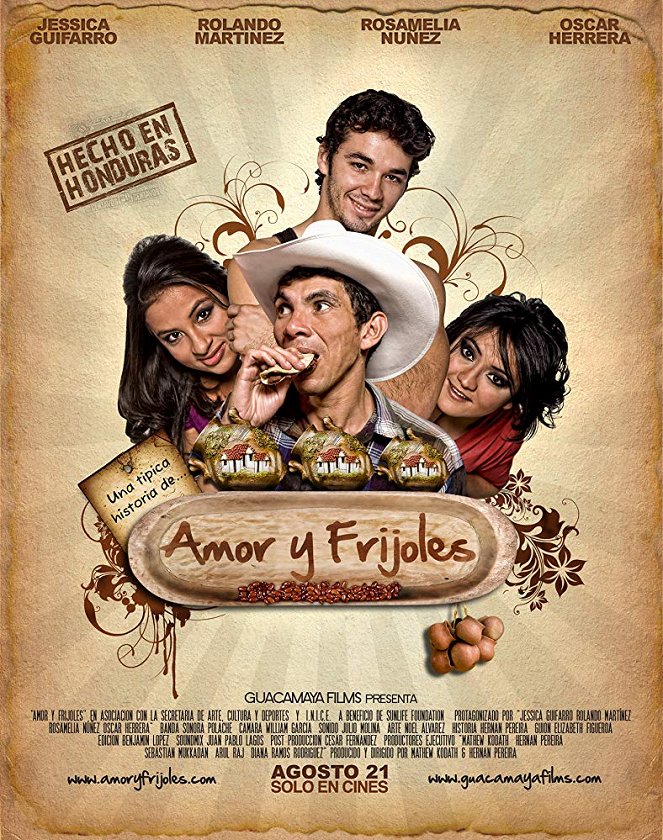 Amor y frijoles - Affiches