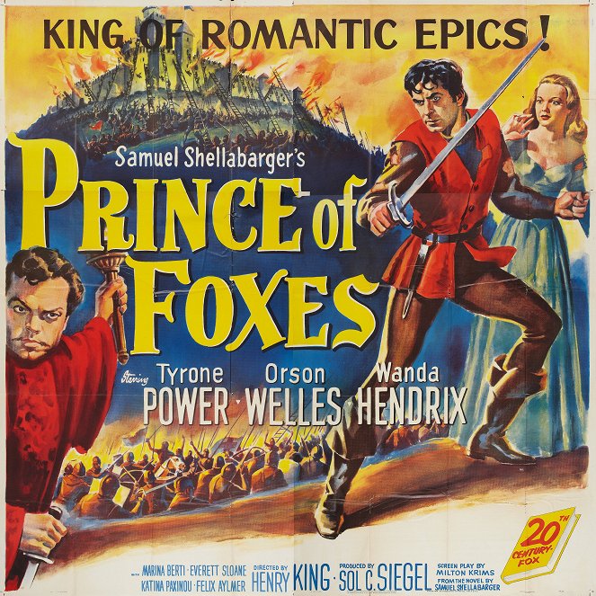 Prince of Foxes - Affiches